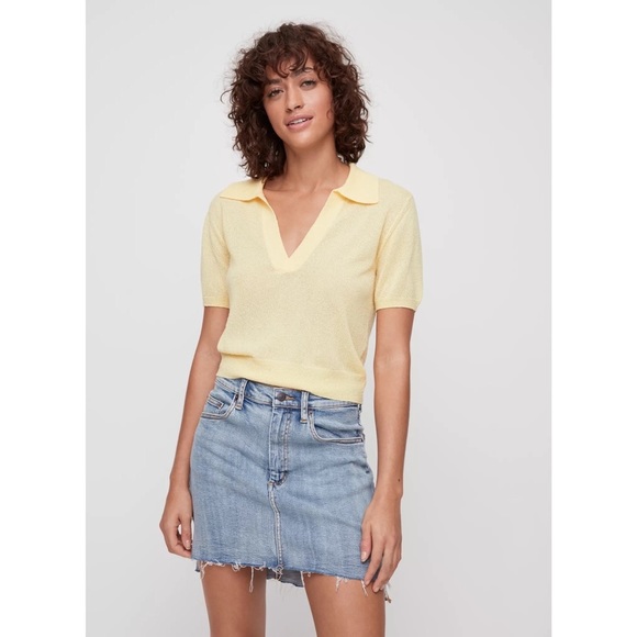 Aritzia Dresses & Skirts - WILFRED Free Tanit Skirt Vintage Blue Bottle Size 8